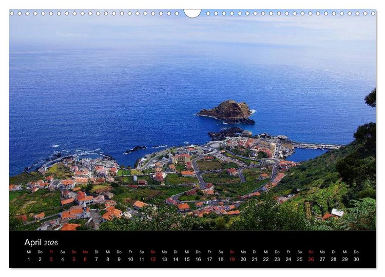Produktbild: Madeira die Perle des Atlantiks (Wandkalender 2026 DIN A3 quer), CALVENDO Monatskalender