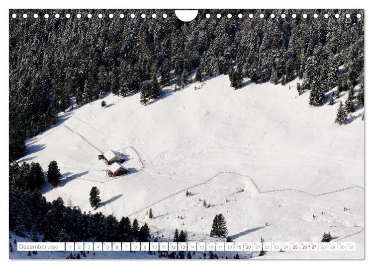 Produktbild: Bekannte und unbekannte Wanderziele in S&uuml;dtirol (Wandkalender 2026 DIN A4 quer), CALVENDO Monatskalender