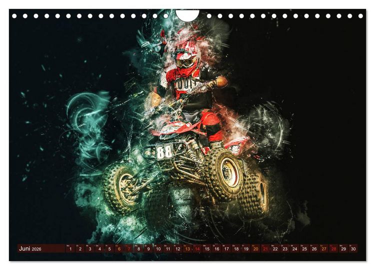 Produktbild: Quad grenzenlos (Wandkalender 2026 DIN A4 quer), CALVENDO Monatskalender