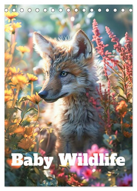 Produktbild: Baby Wildlife (Desk Calendar 2026 DIN A5 portrait), CALVENDO 12 Month DeskCalendar