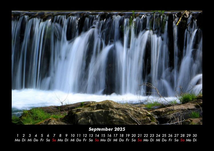 Produktbild: Wasserf&auml;lle 2025 Fotokalender DIN A3