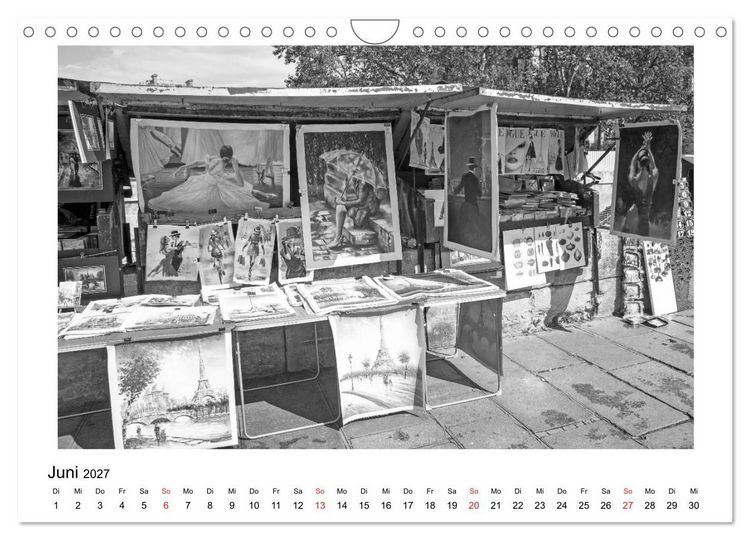 Produktbild: Paris vive la m&eacute;tropole (Wandkalender 2027 DIN A4 quer), CALVENDO Monatskalender