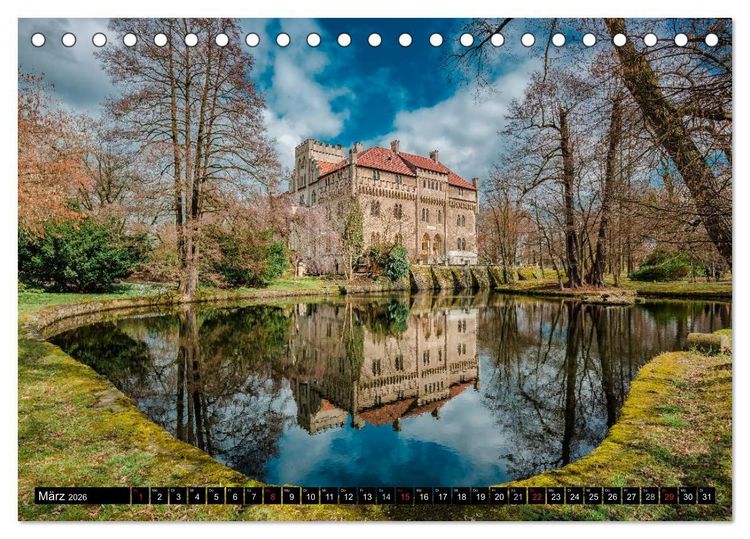 Produktbild: Sachsens Schl&ouml;sser (Tischkalender 2026 DIN A5 quer), CALVENDO Monatskalender