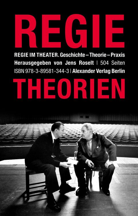Produktbild: Regie im Theater. Regietheorien