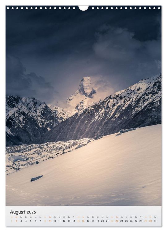 Produktbild: Bergriesen des Karakorum (Wandkalender 2026 DIN A3 hoch), CALVENDO Monatskalender