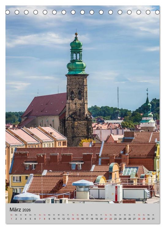 Produktbild: JELENIA G&Oacute;RA Hirschberg und idyllisches Umland (Tischkalender 2026 DIN A5 hoch), CALVENDO Monatskalender