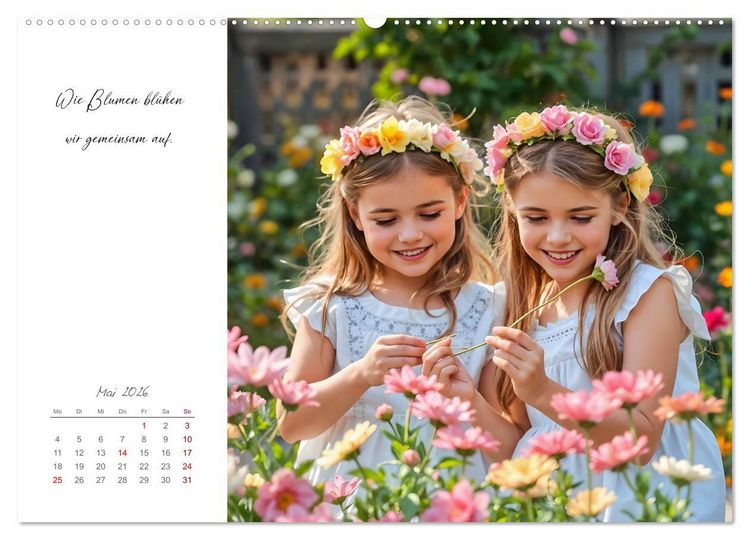 Produktbild: Schwesterzeit - Mit dir ist jeder Tag besonders (Wandkalender 2026 DIN A2 quer), CALVENDO Monatskalender