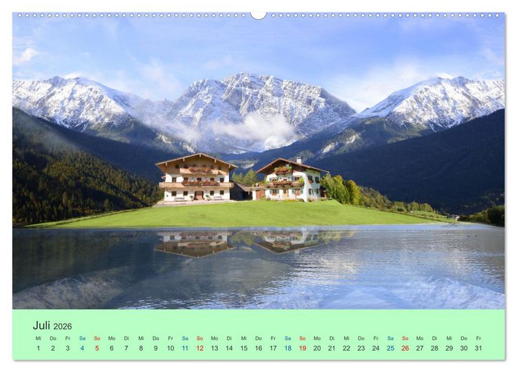 Produktbild: Zauber der Alpen (hochwertiger Premium Wandkalender 2026 DIN A2 quer), Kunstdruck in Hochglanz