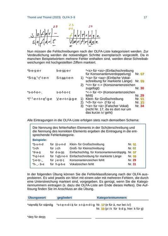Produktbild: OLFA 3-9+: Oldenburger Fehleranalyse f&uuml;r die Klassen 3-9 und dar&uuml;ber