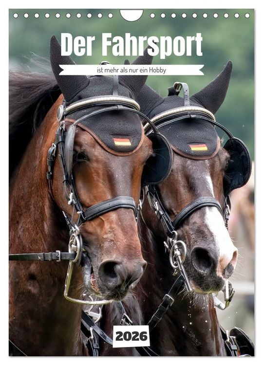 Produktbild: Der Fahrsport ist mehr als nur ein Hobby (Wandkalender 2026 DIN A4 hoch), CALVENDO Monatskalender
