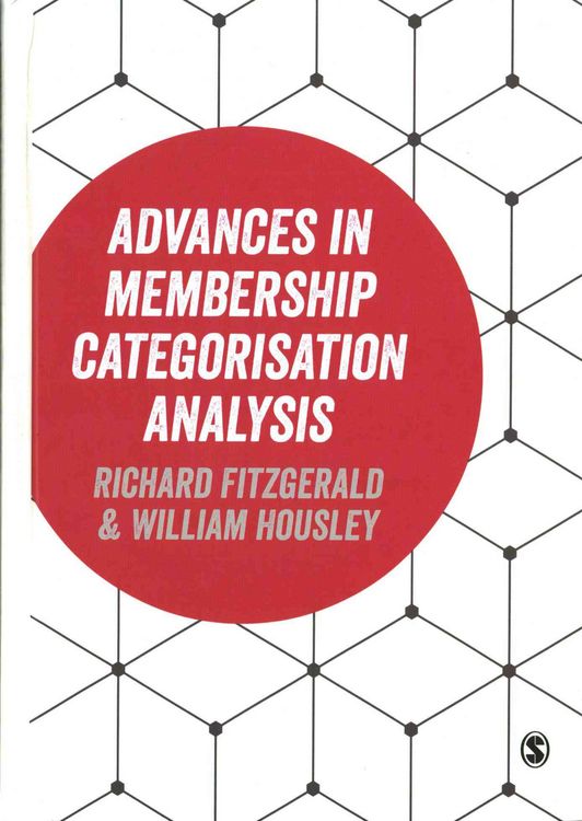 Produktbild: Advances in Membership Categorisation Analysis