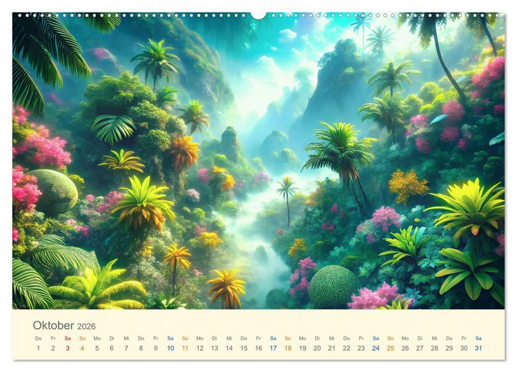 Produktbild: Nicht von diesem Planeten (Wandkalender 2026 DIN A2 quer), CALVENDO Monatskalender