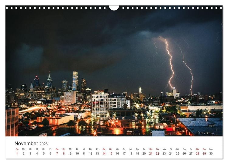 Produktbild: Philadelphia - The Birthplace of America (Wandkalender 2026 DIN A3 quer), CALVENDO Monatskalender