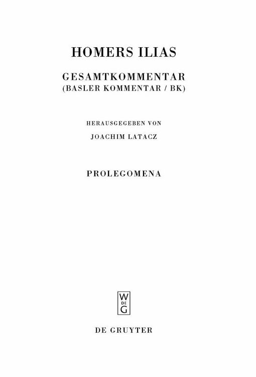 Produktbild: Prolegomena