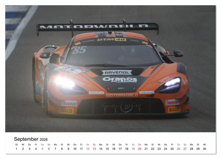 Produktbild: Deutsche Tourenwagen (Wandkalender 2026 DIN A4 quer), CALVENDO Monatskalender