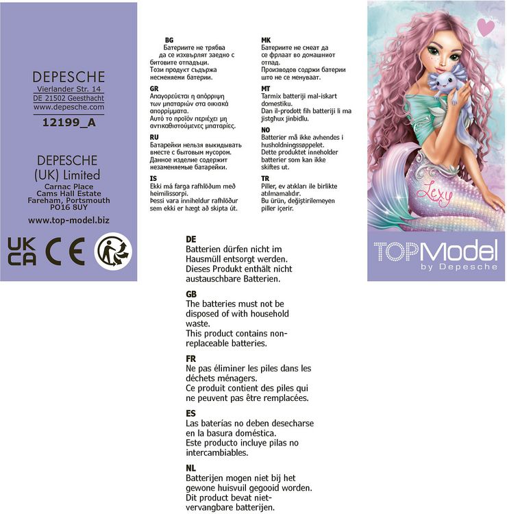 Produktbild: TOPModel Kugelschreiber mit Licht MERMAID