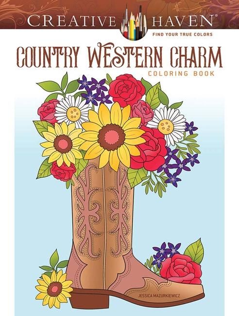 Produktbild: Creative Haven Country Western Charm Coloring Book