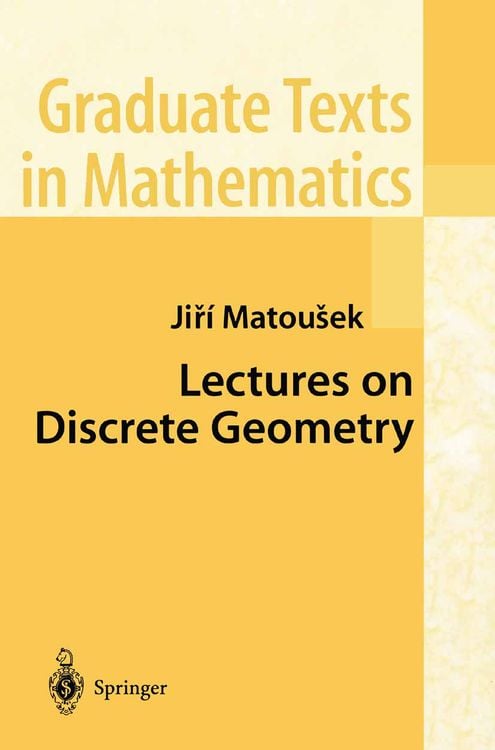 Produktbild: Lectures on Discrete Geometry