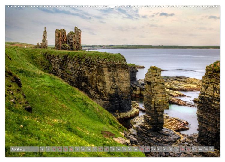 Produktbild: Schottlands NC 500, der Roadtrip durch die wilden Highlands. (Wandkalender 2026 DIN A2 quer), CALVENDO Monatskalender