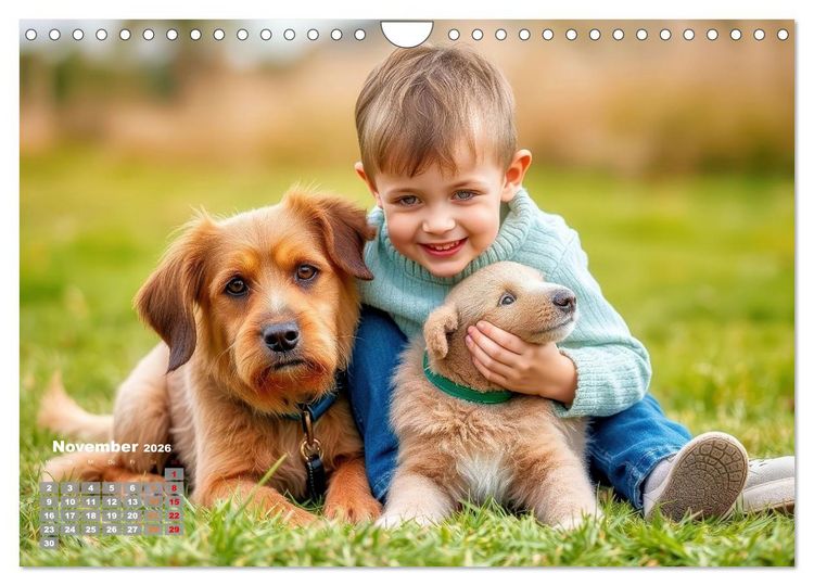Produktbild: Beste Freunde f&uuml;rs Leben (Wandkalender 2026 DIN A4 quer), CALVENDO Monatskalender
