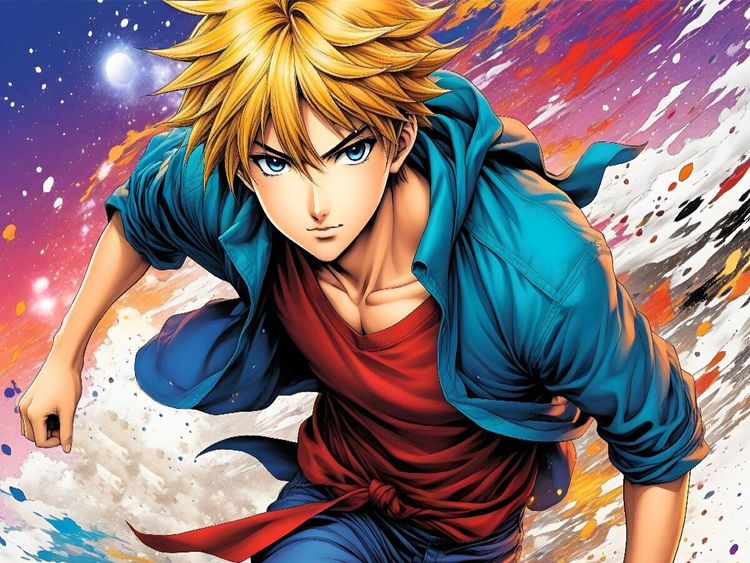 Produktbild: CALVENDO Puzzle Manga Superboy Sota Hoshino - Der Junge, der die Sterne h&ouml;rt | 1000 Teile Lege-Gr&ouml;&szlig;e 64x48cm Foto-Puzzle f&uuml;r gl&uuml;ckliche Stunden