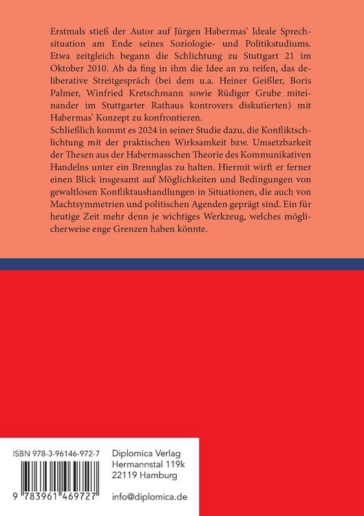 Produktbild: Stuttgart 21: Scheindiskurs oder ideale Sprechsituation? Diskursanalyse der Schlichtung zu Stuttgart 21 anhand von Videosequenzen