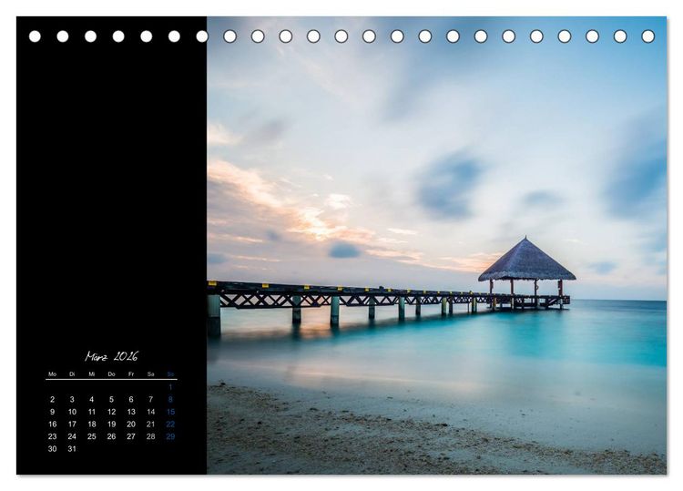 Produktbild: Malediven - dem Himmel so nah (Tischkalender 2026 DIN A5 quer), CALVENDO Monatskalender