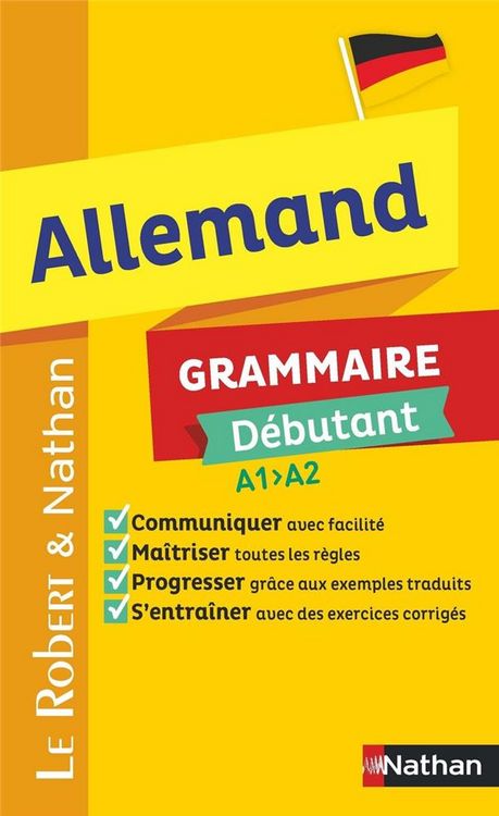 Produktbild: Allemand : grammaire d&eacute;butant A1-A2
