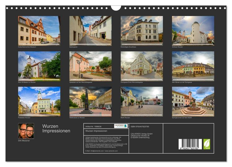 Produktbild: Wurzen Impressionen (Wandkalender 2026 DIN A3 quer), CALVENDO Monatskalender