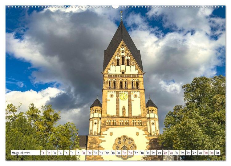 Produktbild: Bonner Kirchen (hochwertiger Premium Wandkalender 2026 DIN A2 quer), Kunstdruck in Hochglanz