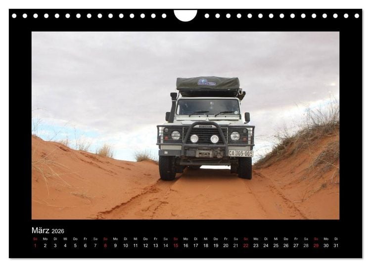Produktbild: Land Rover Defender - Unterwegs in Afrika (Wandkalender 2026 DIN A4 quer), CALVENDO Monatskalender
