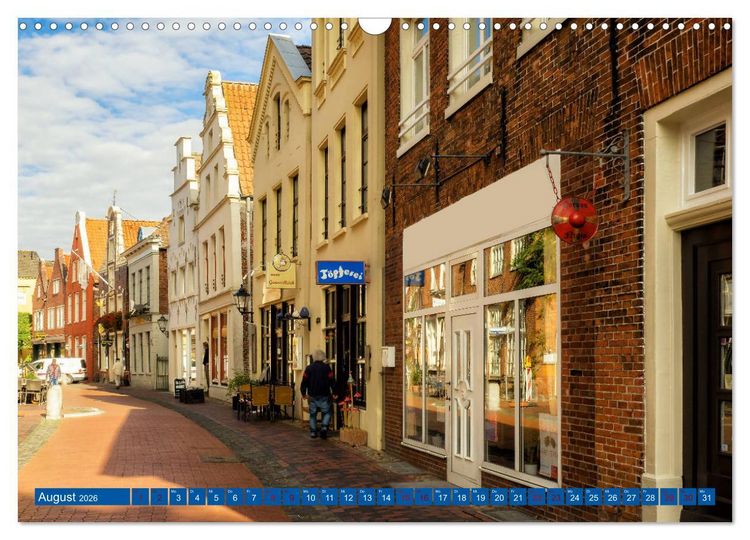 Produktbild: Leer - Das Tor zu Ostfriesland (Wandkalender 2026 DIN A3 quer), CALVENDO Monatskalender