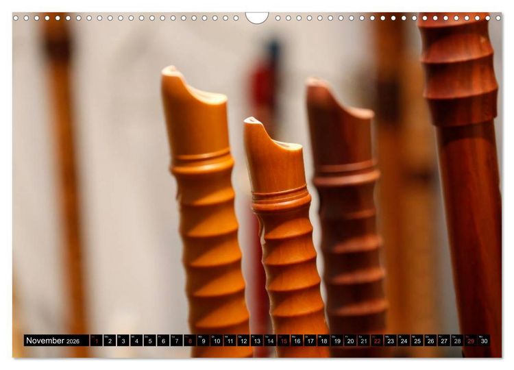 Produktbild: Die Welt der Musikinstrumente (Wandkalender 2026 DIN A3 quer), CALVENDO Monatskalender