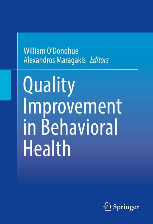 Produktbild: Quality Improvement in Behavioral Health