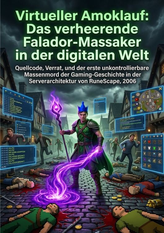 Produktbild: Virtueller Amoklauf: Das verheerende Falador-Massaker in der digitalen Welt