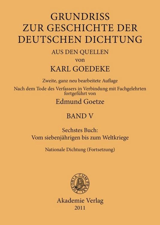 Produktbild: Sechstes Buch: Vom siebenj&auml;hrigen bis zum Weltkriege