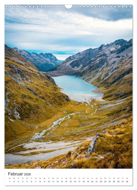 Produktbild: Faszinierendes Neuseeland (Wandkalender 2026 DIN A3 hoch), CALVENDO Monatskalender