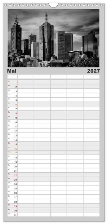 Produktbild: Familienplaner 2027 - AUSTRALIEN Impressionen von Sydney bis Adelaide mit 5 Spalten (Wandkalender, 21 x 45 cm) CALVENDO
