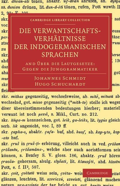 Produktbild: Die Verwantschaftsverhaltnisse Der Indogermanischen Sprachen