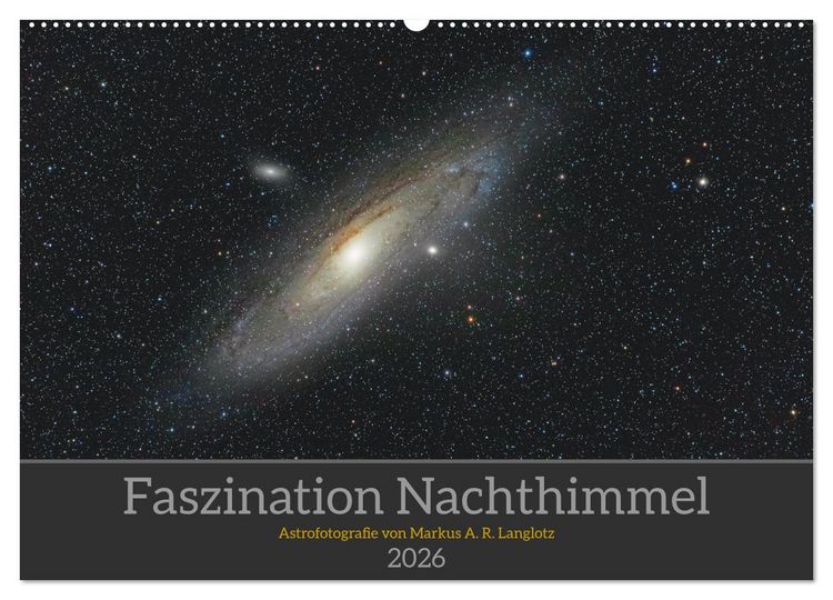 Produktbild: Faszination Nachthimmel (Wandkalender 2026 DIN A2 quer), CALVENDO Monatskalender