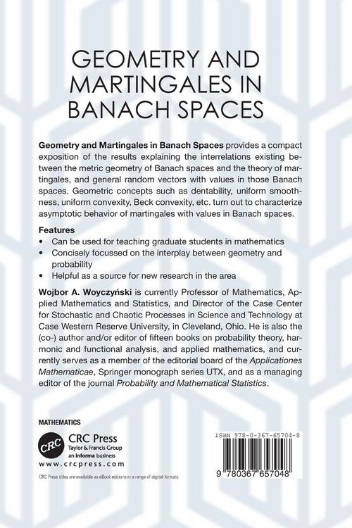 Produktbild: Geometry and Martingales in Banach Spaces