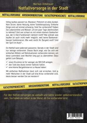 Produktbild: Notfallvorsorge in der Stadt