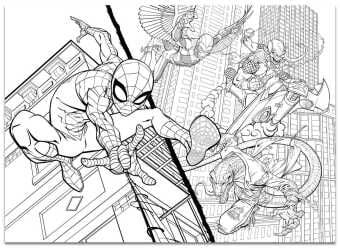 Produktbild: Marvel Puzzle DF Maxi Floor 4 X 48 Spider-Man