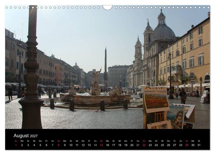 Produktbild: Vade mecum Romam - Geh mit mir nach Rom (Wandkalender 2027 DIN A3 quer), CALVENDO Monatskalender