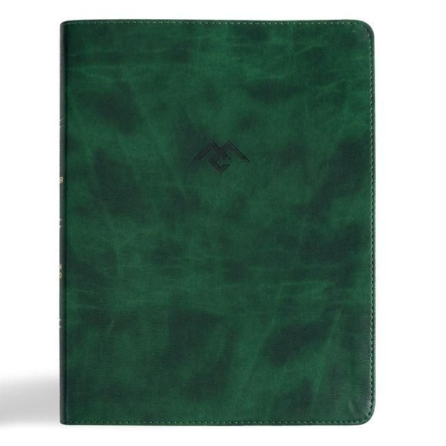 Produktbild: CSB Men of Character Bible, Revised and Updated, Forest Leathertouch