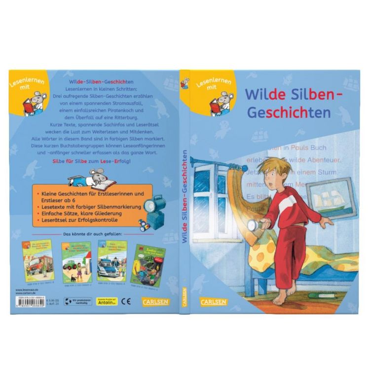 Produktbild: LESEMAUS zum Lesenlernen Sammelb&auml;nde: Wilde Silben-Geschichten