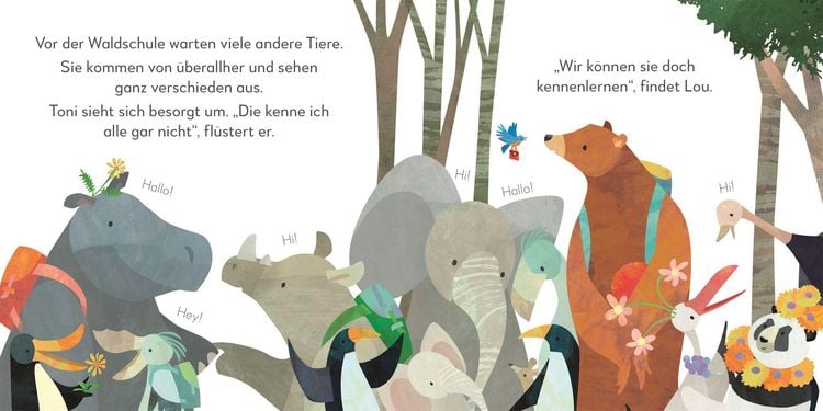 Produktbild: Toni & Lou. Der erste Tag in der Waldschule