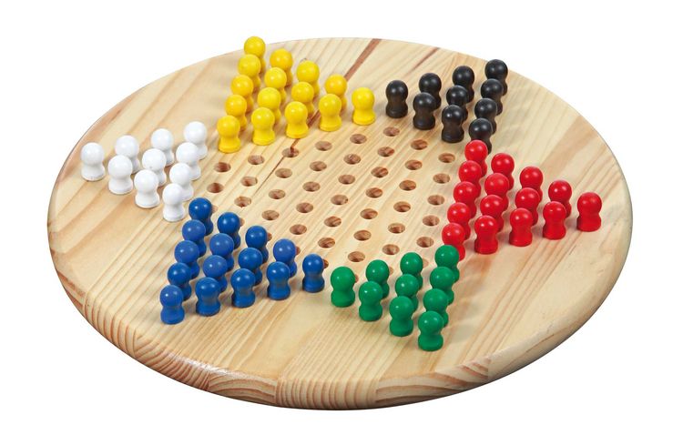 Produktbild: Philos 3103 - Halma, rund, Kiefer, Strategiespiel, 29cm