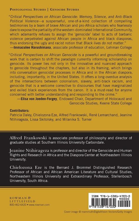 Produktbild: Critical Perspectives on African Genocide
