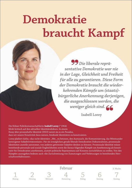 Produktbild: DIE ZEIT Philosophie Wochen-Kulturkalender 2027 - 53 Denkanst&ouml;&szlig;e f&uuml;r 2027